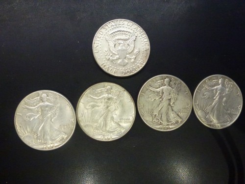 Pièces argent 2 dollar - argent,1/2,