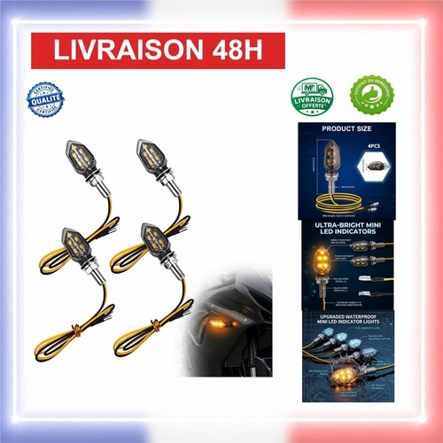 Mini clignotant led moto 12v - clignotant,