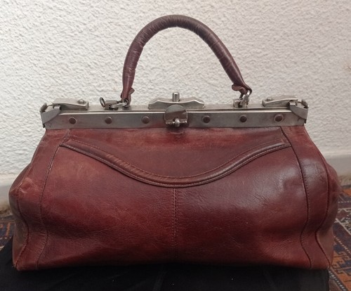 Sac main vintage cuir - à,
