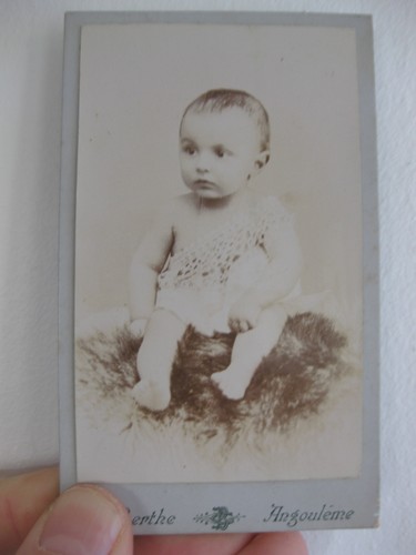 Photographie ancienne bébé