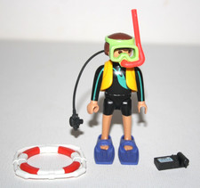 PLAYMOBIL 6981 9164 HOMME PLONGEUR BATEAU DE PLAISANCE PLONGEE ACCESSOIRES