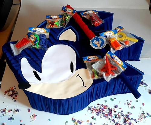 Pinata sonic garnie - sonic,