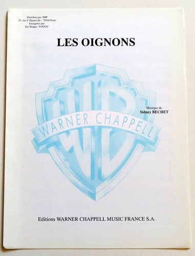 Partition vintage sheet music