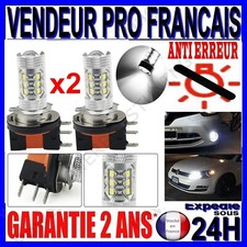 2 Ampoule H15 LED 160W Feux de jour plein phare Blanc Xénon 6500K Ford golf Audi