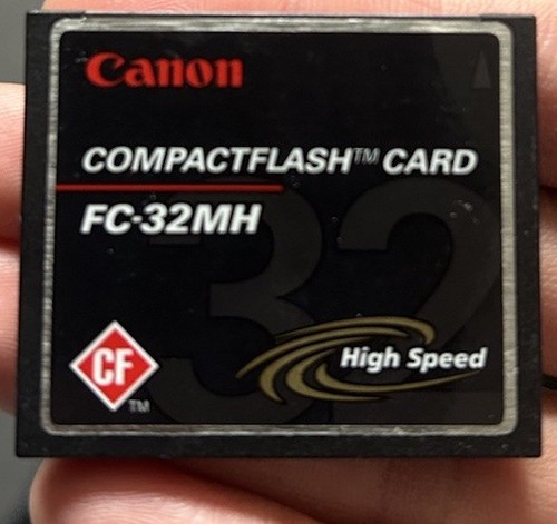 Vintage canon compact flash - vintage,