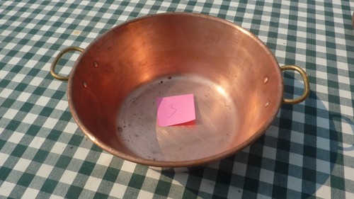 Bassine cuivre confiture - cuivre,