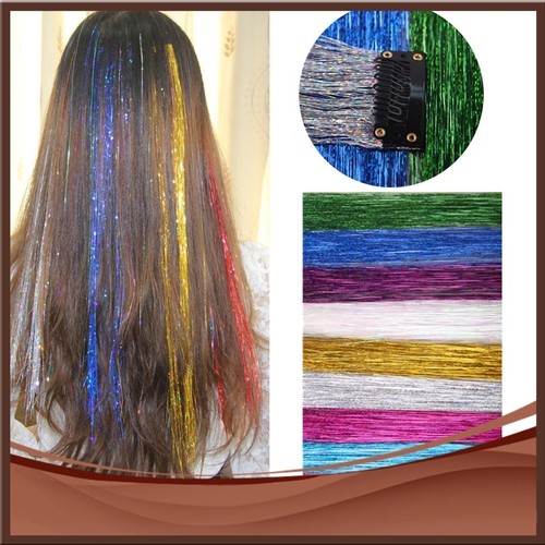 Glitter barrette extension - glitter,