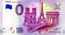 75007 Bateaux parisiens, N° de la 4ème liasse, 2019, Billet Euro Souvenir