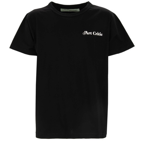 Off white shirt oversize art - t-shirt,