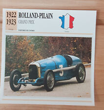 ROLLAND-PILAIN GRAND PRIX CARTE EDITION ATLAS AUTO VOITURE