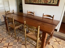 table de salle à manger Artisanale Unique Et Africaine En Bois De Fer