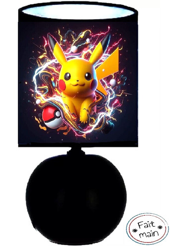 Lampe chevet pikachu idée - de,