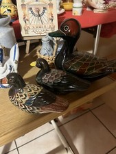 3 canards en bois
