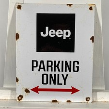 Plaque émaillée Jeep -