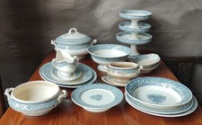 Ancien Service Vaisselle Terre De Fer modèle Henri II/Art De La Table Ancien