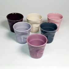 Lot 6 Tasses Gobelets Froissé