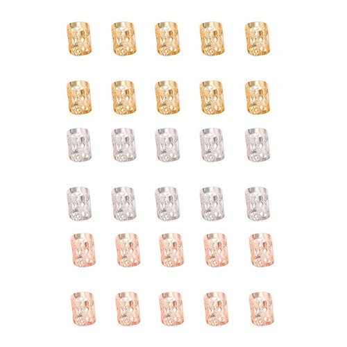 30x dreadlocks perles anneaux - perles,