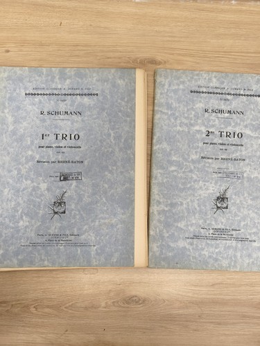 Ancien lot partitions - , schumann