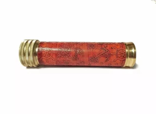 Ancien kaléidoscope cuir - ancien,