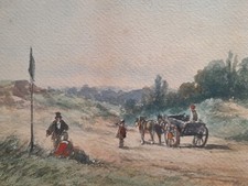 Belle peinture aquarelle - peinture, à