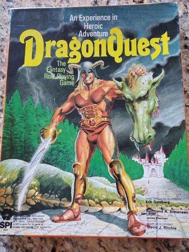 Dragonquest spi 1st edition - spi,