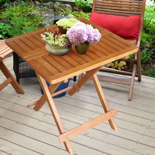 Table balcon jardin bois - de,