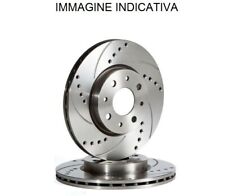 Paire Disques de Frein Sportifs Avant Ventilé SPARCO 038054D Rainurés Et Forés