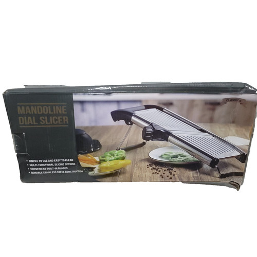 Adjustable mandoline stainless - adjustable,