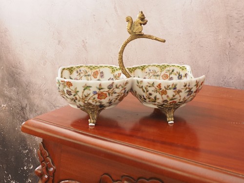 Bol porcelaine double avec - en,