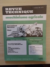REVUE TECHNIQUE INTERNATIONAL Harvester 946 1046 1246 Claas mercator Senator