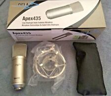 Microphone À Condensateur Studio APEX 435 Vintage Neuf + Filtre Anti Pop