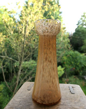 Vase bougeoir en verre