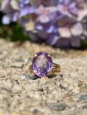 Bague Or 18k Améthyste 