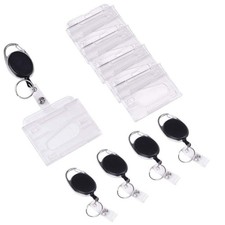 Porte Badge, 2Pcs Porte-clés