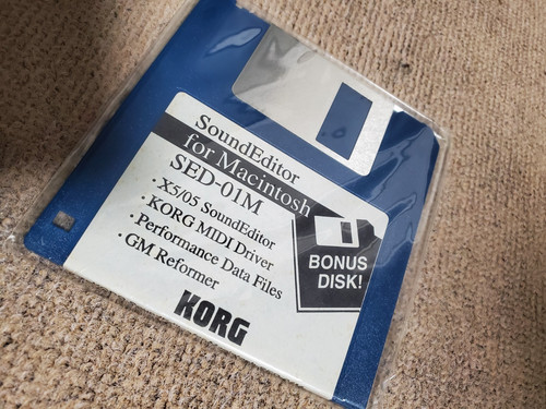 Korg sound editor sed - sound, pour