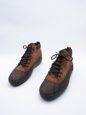 ECCO Hommes Chaussures D'Hiver Bottes Bottines à Lacets Braun Doublé Taille 43