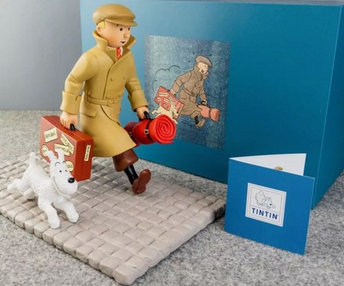 Tintin homecoming statuette - tintin, :