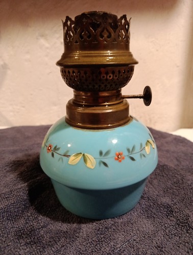 Lampe pétrole porcelaine - pétrole,