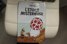 tintin advertising plate