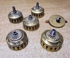 1 griffe avec lamelle en laiton et métal au choix parmi 6 globe tulipe rosace