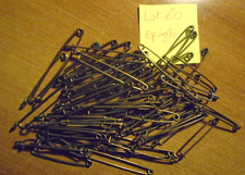 LOT 60 ÉPINGLES pour INSIGNES MILITAIRES - DIFFÉRENTES TAILLES