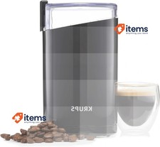 KRUPS Électrique Café Moulin Rapide Tactile, Capacité 75g, 200watt, F2034210,