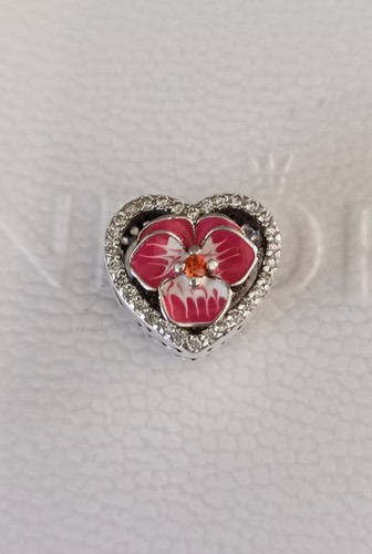 Charm orchidée en argent - 🌸,