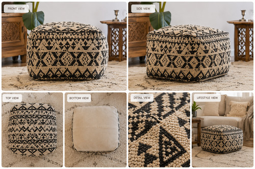 Pouf berbère marocain - berbère,