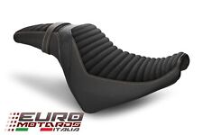 Harley Davidson Fat Bob 18-20 Luimoto Classic Suede Tec-Grip Housses de Selle