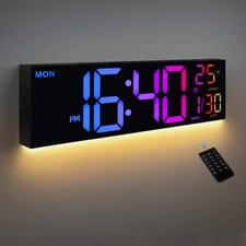 16" Large Digital Wall Clock