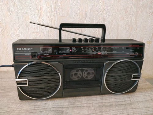 Boombox ghettoblaster sharp - ghettoblaster,