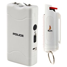 POLICE Stun Gun Burn Pepper