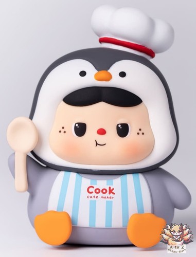 Figurine penguin little chef - penguin,