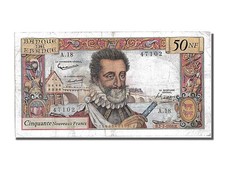 Billet, France, 50 Nouveaux Francs, 50 NF 1959-1961 ''Henri IV'', 1959